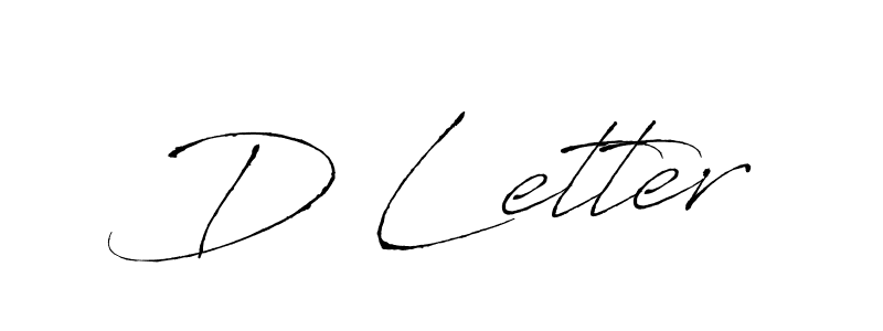 The best way (Antro_Vectra) to make a short signature is to pick only two or three words in your name. The name D Letter include a total of six letters. For converting this name. D Letter signature style 6 images and pictures png