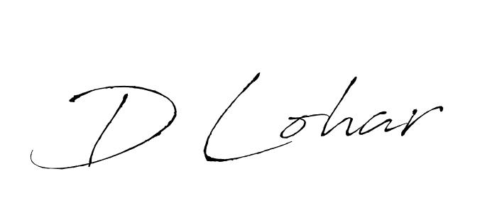 Also we have D Lohar name is the best signature style. Create professional handwritten signature collection using Antro_Vectra autograph style. D Lohar signature style 6 images and pictures png