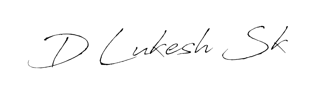 The best way (Antro_Vectra) to make a short signature is to pick only two or three words in your name. The name D Lukesh Sk include a total of six letters. For converting this name. D Lukesh Sk signature style 6 images and pictures png
