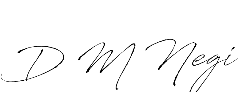 Also You can easily find your signature by using the search form. We will create D M Negi name handwritten signature images for you free of cost using Antro_Vectra sign style. D M Negi signature style 6 images and pictures png