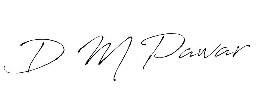This is the best signature style for the D M Pawar name. Also you like these signature font (Antro_Vectra). Mix name signature. D M Pawar signature style 6 images and pictures png