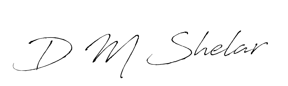Also You can easily find your signature by using the search form. We will create D M Shelar name handwritten signature images for you free of cost using Antro_Vectra sign style. D M Shelar signature style 6 images and pictures png