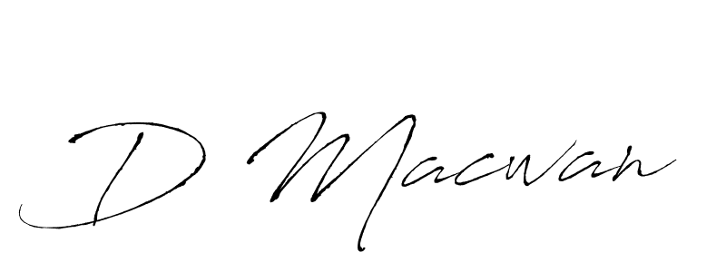 D Macwan stylish signature style. Best Handwritten Sign (Antro_Vectra) for my name. Handwritten Signature Collection Ideas for my name D Macwan. D Macwan signature style 6 images and pictures png