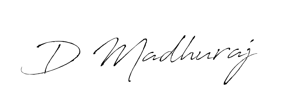 if you are searching for the best signature style for your name D Madhuraj. so please give up your signature search. here we have designed multiple signature styles  using Antro_Vectra. D Madhuraj signature style 6 images and pictures png