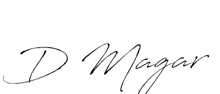 Also we have D Magar name is the best signature style. Create professional handwritten signature collection using Antro_Vectra autograph style. D Magar signature style 6 images and pictures png