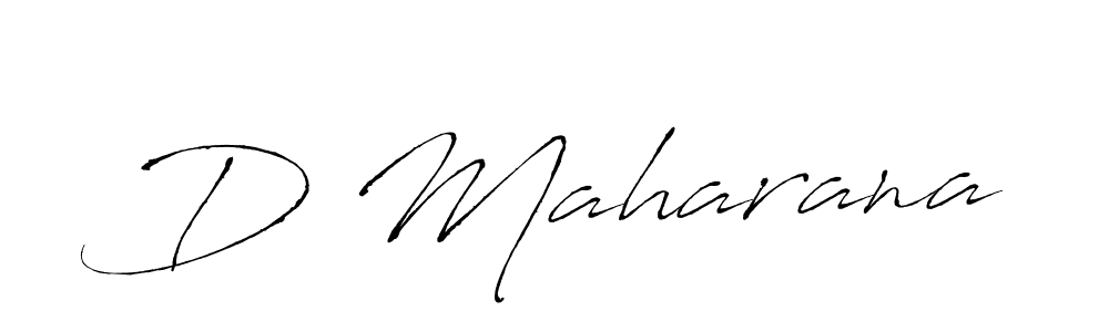 Use a signature maker to create a handwritten signature online. With this signature software, you can design (Antro_Vectra) your own signature for name D Maharana. D Maharana signature style 6 images and pictures png