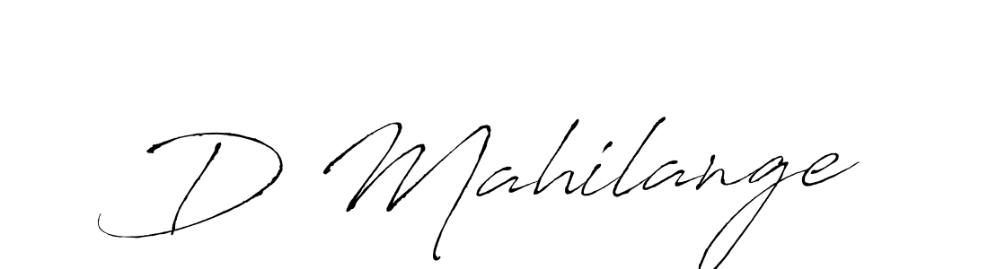 D Mahilange stylish signature style. Best Handwritten Sign (Antro_Vectra) for my name. Handwritten Signature Collection Ideas for my name D Mahilange. D Mahilange signature style 6 images and pictures png