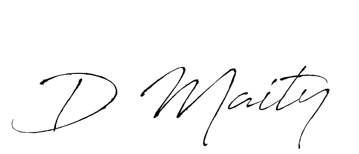 Design your own signature with our free online signature maker. With this signature software, you can create a handwritten (Antro_Vectra) signature for name D Maity. D Maity signature style 6 images and pictures png