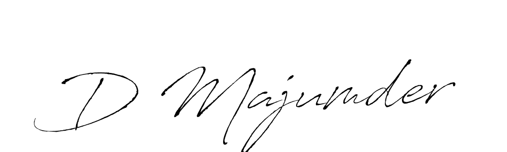 How to make D Majumder signature? Antro_Vectra is a professional autograph style. Create handwritten signature for D Majumder name. D Majumder signature style 6 images and pictures png