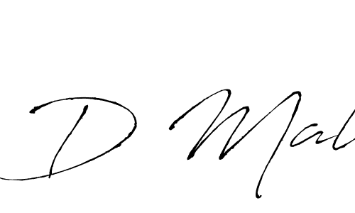 Use a signature maker to create a handwritten signature online. With this signature software, you can design (Antro_Vectra) your own signature for name D Mal. D Mal signature style 6 images and pictures png