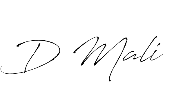 Also we have D Mali name is the best signature style. Create professional handwritten signature collection using Antro_Vectra autograph style. D Mali signature style 6 images and pictures png
