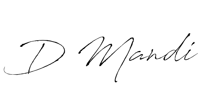 How to make D Mandi name signature. Use Antro_Vectra style for creating short signs online. This is the latest handwritten sign. D Mandi signature style 6 images and pictures png