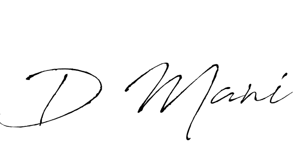 if you are searching for the best signature style for your name D Mani. so please give up your signature search. here we have designed multiple signature styles  using Antro_Vectra. D Mani signature style 6 images and pictures png