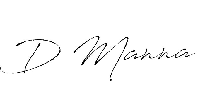 How to make D Manna signature? Antro_Vectra is a professional autograph style. Create handwritten signature for D Manna name. D Manna signature style 6 images and pictures png
