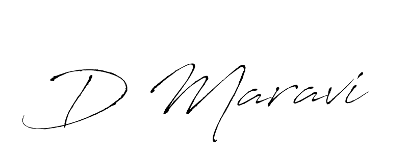 Design your own signature with our free online signature maker. With this signature software, you can create a handwritten (Antro_Vectra) signature for name D Maravi. D Maravi signature style 6 images and pictures png