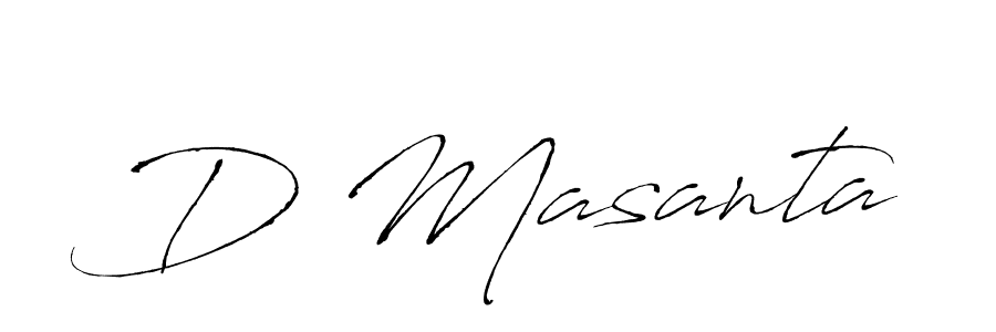 Also we have D Masanta name is the best signature style. Create professional handwritten signature collection using Antro_Vectra autograph style. D Masanta signature style 6 images and pictures png