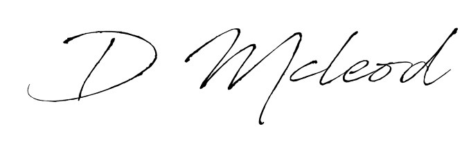 Create a beautiful signature design for name D Mcleod. With this signature (Antro_Vectra) fonts, you can make a handwritten signature for free. D Mcleod signature style 6 images and pictures png