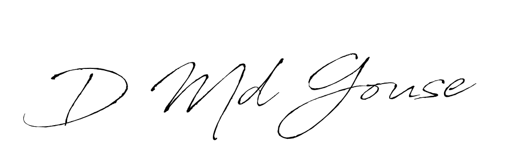 You should practise on your own different ways (Antro_Vectra) to write your name (D Md Gouse) in signature. don't let someone else do it for you. D Md Gouse signature style 6 images and pictures png