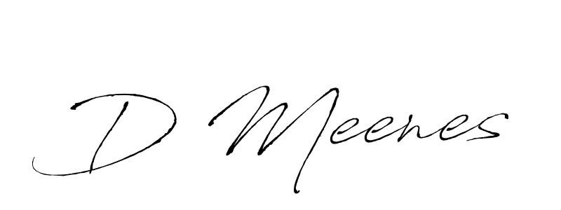 Make a beautiful signature design for name D Meenes. Use this online signature maker to create a handwritten signature for free. D Meenes signature style 6 images and pictures png