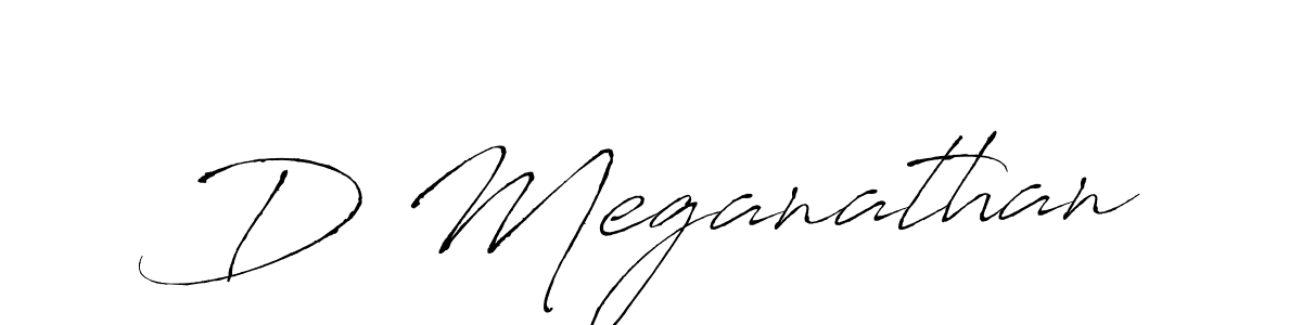 Use a signature maker to create a handwritten signature online. With this signature software, you can design (Antro_Vectra) your own signature for name D Meganathan. D Meganathan signature style 6 images and pictures png