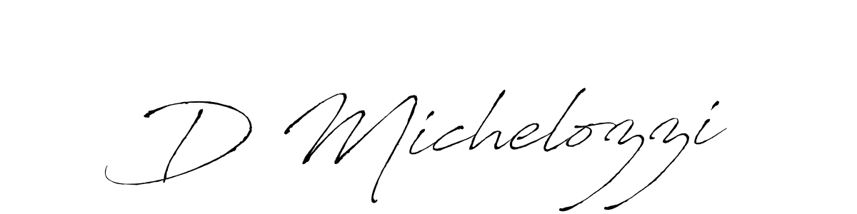 Antro_Vectra is a professional signature style that is perfect for those who want to add a touch of class to their signature. It is also a great choice for those who want to make their signature more unique. Get D Michelozzi name to fancy signature for free. D Michelozzi signature style 6 images and pictures png