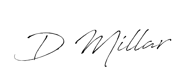 Once you've used our free online signature maker to create your best signature Antro_Vectra style, it's time to enjoy all of the benefits that D Millar name signing documents. D Millar signature style 6 images and pictures png