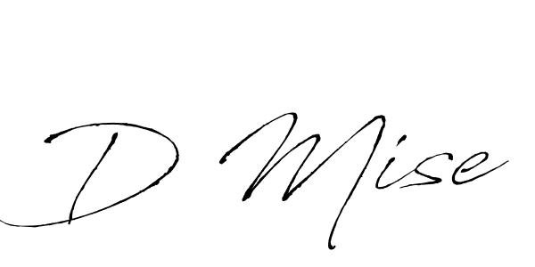 Create a beautiful signature design for name D Mise. With this signature (Antro_Vectra) fonts, you can make a handwritten signature for free. D Mise signature style 6 images and pictures png