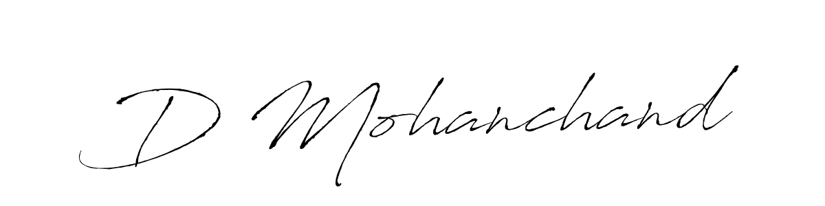 if you are searching for the best signature style for your name D Mohanchand. so please give up your signature search. here we have designed multiple signature styles  using Antro_Vectra. D Mohanchand signature style 6 images and pictures png