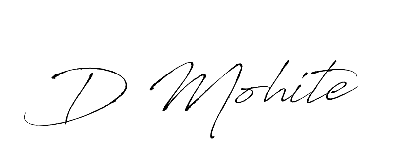 You can use this online signature creator to create a handwritten signature for the name D Mohite. This is the best online autograph maker. D Mohite signature style 6 images and pictures png