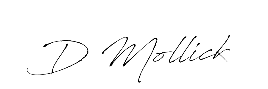 You should practise on your own different ways (Antro_Vectra) to write your name (D Mollick) in signature. don't let someone else do it for you. D Mollick signature style 6 images and pictures png