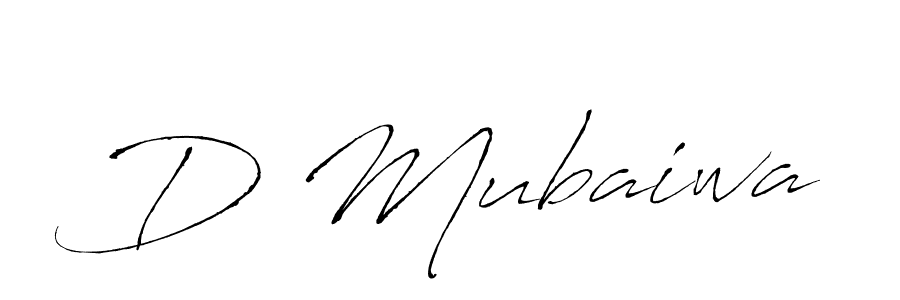 It looks lik you need a new signature style for name D Mubaiwa. Design unique handwritten (Antro_Vectra) signature with our free signature maker in just a few clicks. D Mubaiwa signature style 6 images and pictures png