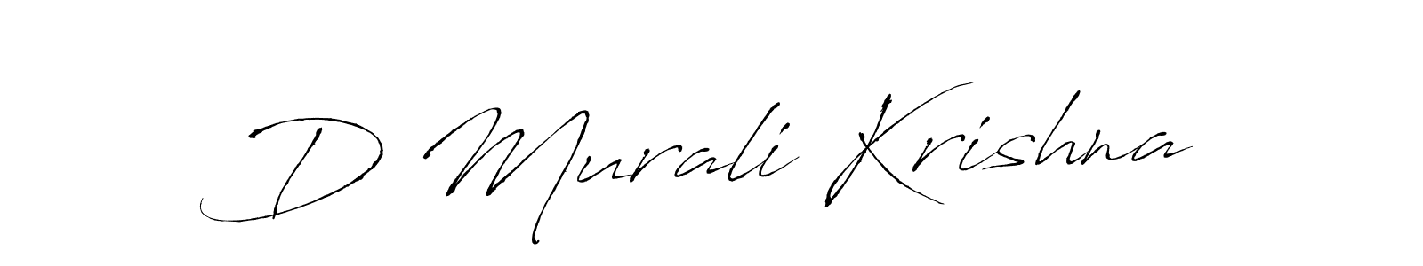 Also You can easily find your signature by using the search form. We will create D Murali Krishna name handwritten signature images for you free of cost using Antro_Vectra sign style. D Murali Krishna signature style 6 images and pictures png