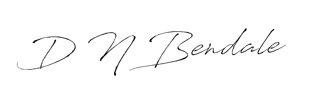 You should practise on your own different ways (Antro_Vectra) to write your name (D N Bendale) in signature. don't let someone else do it for you. D N Bendale signature style 6 images and pictures png