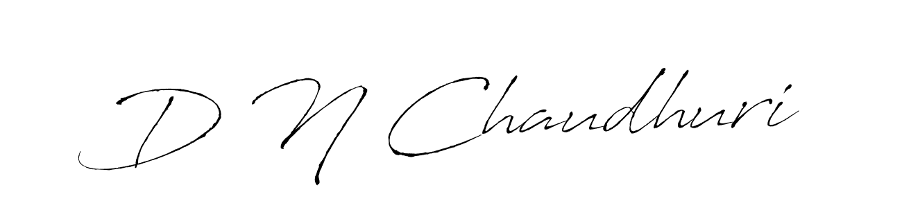 Make a beautiful signature design for name D N Chaudhuri. Use this online signature maker to create a handwritten signature for free. D N Chaudhuri signature style 6 images and pictures png