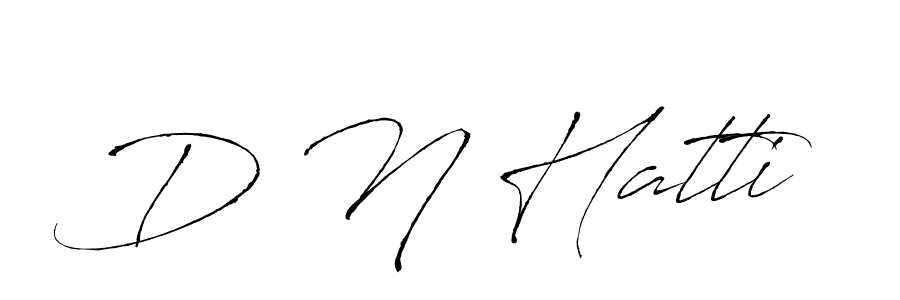The best way (Antro_Vectra) to make a short signature is to pick only two or three words in your name. The name D N Hatti include a total of six letters. For converting this name. D N Hatti signature style 6 images and pictures png