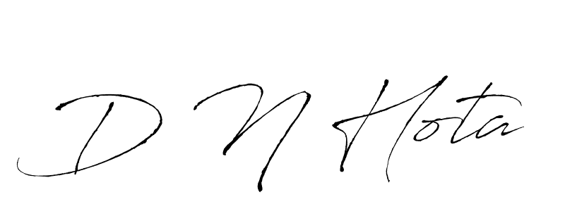 Make a beautiful signature design for name D N Hota. Use this online signature maker to create a handwritten signature for free. D N Hota signature style 6 images and pictures png
