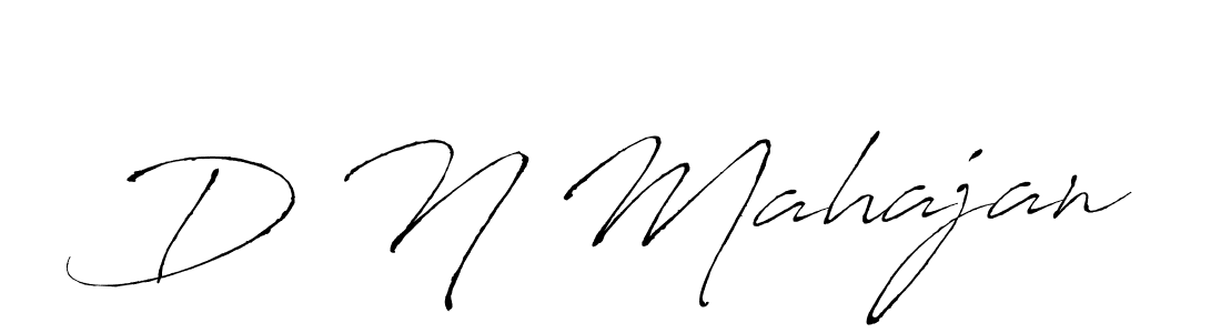 Also You can easily find your signature by using the search form. We will create D N Mahajan name handwritten signature images for you free of cost using Antro_Vectra sign style. D N Mahajan signature style 6 images and pictures png