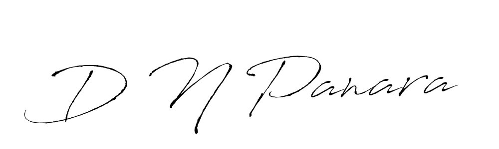 Also we have D N Panara name is the best signature style. Create professional handwritten signature collection using Antro_Vectra autograph style. D N Panara signature style 6 images and pictures png