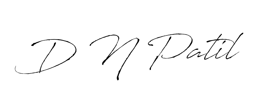 You should practise on your own different ways (Antro_Vectra) to write your name (D N Patil) in signature. don't let someone else do it for you. D N Patil signature style 6 images and pictures png