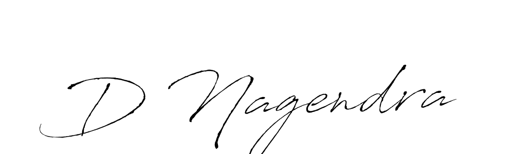 Make a beautiful signature design for name D Nagendra. With this signature (Antro_Vectra) style, you can create a handwritten signature for free. D Nagendra signature style 6 images and pictures png