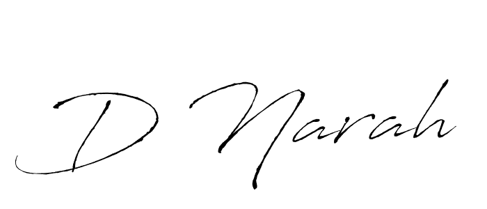 How to make D Narah name signature. Use Antro_Vectra style for creating short signs online. This is the latest handwritten sign. D Narah signature style 6 images and pictures png