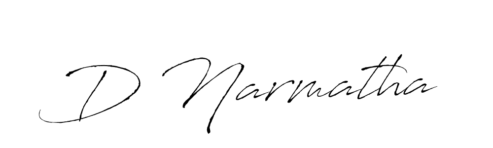 D Narmatha stylish signature style. Best Handwritten Sign (Antro_Vectra) for my name. Handwritten Signature Collection Ideas for my name D Narmatha. D Narmatha signature style 6 images and pictures png