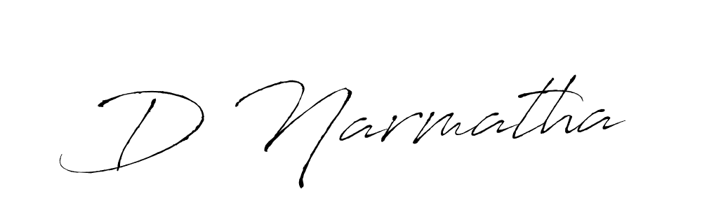 How to make D Narmatha signature? Antro_Vectra is a professional autograph style. Create handwritten signature for D Narmatha name. D Narmatha signature style 6 images and pictures png