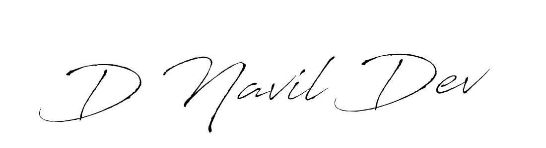 Make a beautiful signature design for name D Navil Dev. With this signature (Antro_Vectra) style, you can create a handwritten signature for free. D Navil Dev signature style 6 images and pictures png