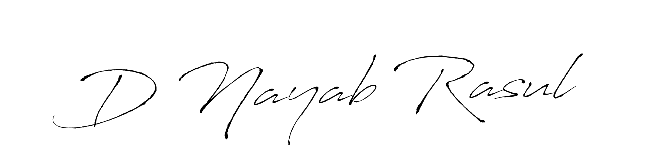 Also You can easily find your signature by using the search form. We will create D Nayab Rasul name handwritten signature images for you free of cost using Antro_Vectra sign style. D Nayab Rasul signature style 6 images and pictures png