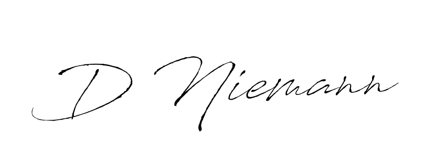 Create a beautiful signature design for name D Niemann. With this signature (Antro_Vectra) fonts, you can make a handwritten signature for free. D Niemann signature style 6 images and pictures png