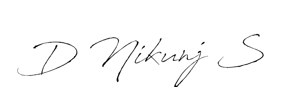 You can use this online signature creator to create a handwritten signature for the name D Nikunj S. This is the best online autograph maker. D Nikunj S signature style 6 images and pictures png