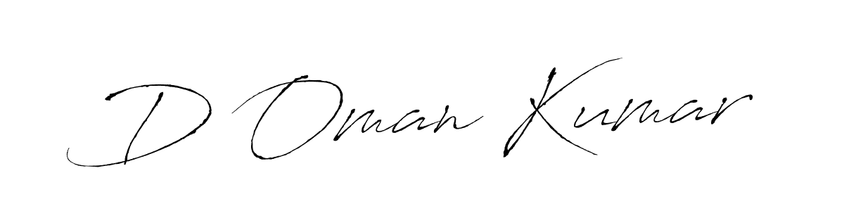 Also You can easily find your signature by using the search form. We will create D Oman Kumar name handwritten signature images for you free of cost using Antro_Vectra sign style. D Oman Kumar signature style 6 images and pictures png