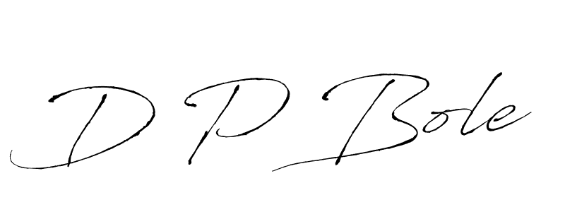 D P Bole stylish signature style. Best Handwritten Sign (Antro_Vectra) for my name. Handwritten Signature Collection Ideas for my name D P Bole. D P Bole signature style 6 images and pictures png