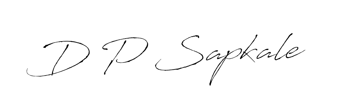 How to Draw D P Sapkale signature style? Antro_Vectra is a latest design signature styles for name D P Sapkale. D P Sapkale signature style 6 images and pictures png